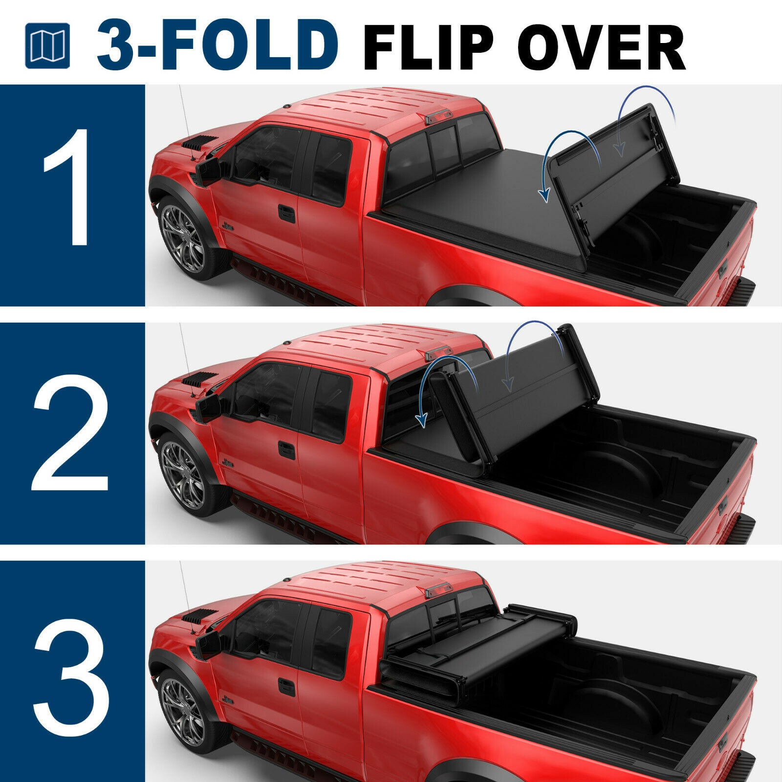 Ford F150 Tri Fold Soft Tonneau Cover For 2015 2026 MOSTPLUS ford-f150-tri-fold-soft-tonneau-cover-for-2015-2026-mostplus