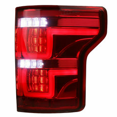 LED Tail Lights For 2015-2017 Ford F-150 Rear Lamps (Red Clear)