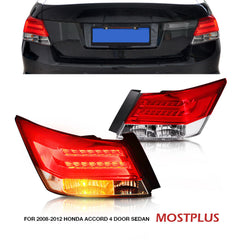 LED Brake Tail Lights for Honda Accord 2008-2012 4 Door Sedan