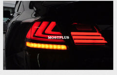 Red Clear LED Brake Tail Lights for 2013 2014 2015 Honda Accord 4 Door Sedan