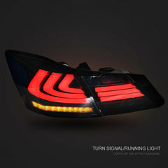 Smoke/Tinted LED Tail Lights for HONDA Accord 2013-2015 Rear Brake Lamp