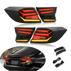 Smoked Tinted LED Tail Lights For 2018-2020 Honda Accord 2PCS