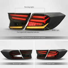 Smoked Tinted LED Tail Lights For 2018-2020 Honda Accord 2PCS