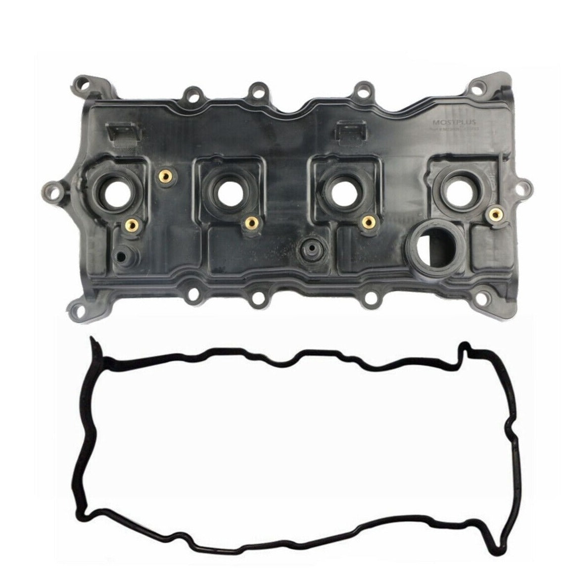 Black Engine Valve Cover W/ Gasket Kit For 07-13 Nissan Altima Sentra SE-R 2.5L