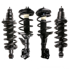 4x Front & Rear Complete Shock Struts & Coil Spring Assembly For 2003-2011 Honda Element 2.4L 171101 172135 172136